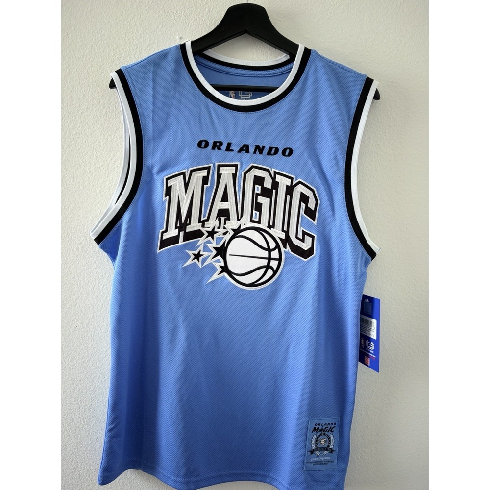 Ultra Game NBA Orlando Magic Tank Top Blue Mesh Jersey Size Small NWT New